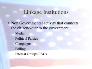 Linkage Institutions