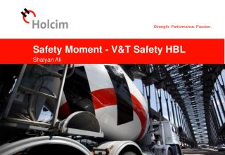 Safety Moment - V&amp;T Safety HBL