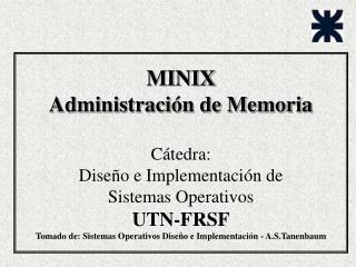 Estructura de MINIX