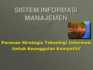 SISTEM INFORMASI MANAJEMEN