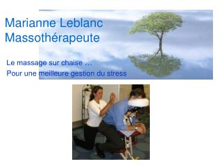 Marianne Leblanc Massothérapeute