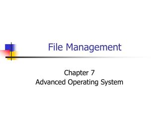 File Management