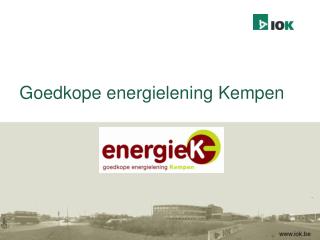 Goedkope energielening Kempen