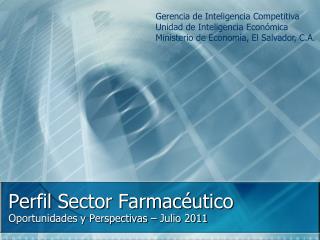 Perfil Sector Farmacéutico