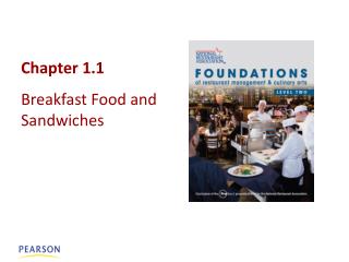 Chapter 1.1 Breakfast Food and Sandwiches