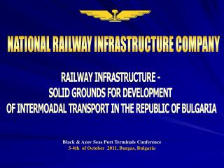 NATIONAL RAILWAY INFRASTRUCTURE COMPANY