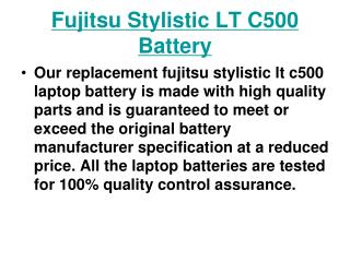 Fujitsu Stylistic LT C500 Battery