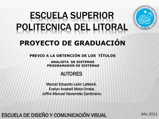 ESCUELA SUPERIOR POLITECNICA DEL LITORAL