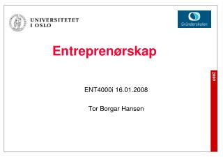 Entreprenørskap