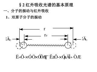 § 2 红外吸收光谱的基本原理