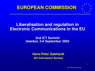 Hans-Peter Gebhardt DG Information Society