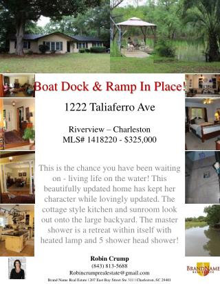 Boat Dock &amp; Ramp In Place!