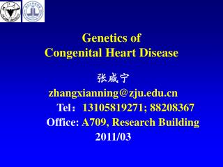 Genetics of Congenital Heart Disease