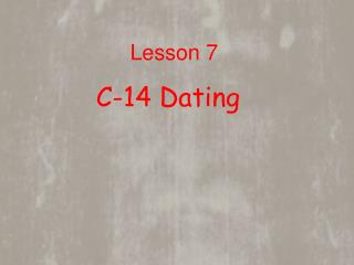 Lesson 7
