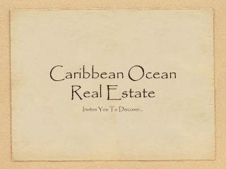 Caribbean Ocean Real Estate