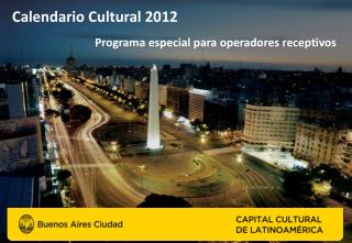 Calendario Cultural 2012