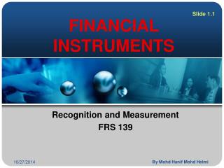 FINANCIAL INSTRUMENTS