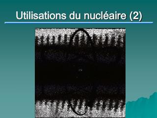 Utilisations du nucléaire (2)