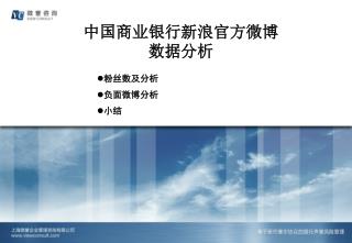 中国商业银行新浪官方微博 数据分析