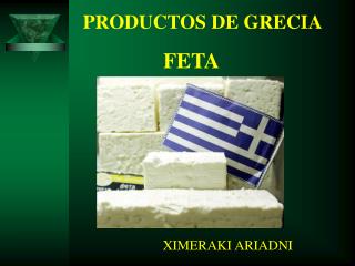 PRODUCTOS DE GRECIA