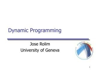 Dynamic Programming