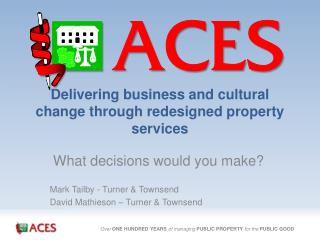 Delivering business and cultural change through redesigned property services