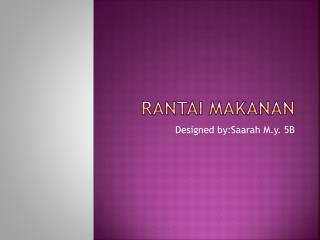 Rantai Makanan