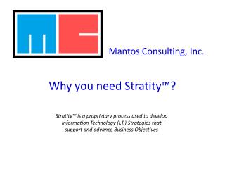 Why you need Stratity™?