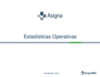 Estadísticas Operativas