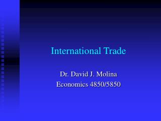 International Trade