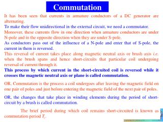 Commutation