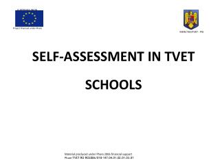 SELF-ASSESSMENT IN TVET SCHOOLS