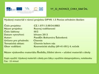 VY_32_INOVACE_CHK4_5060 ŠAL