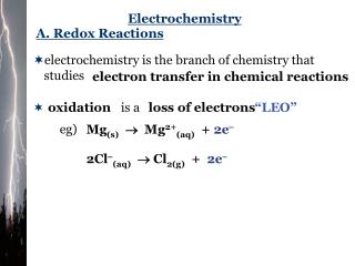 A. Redox Reactions