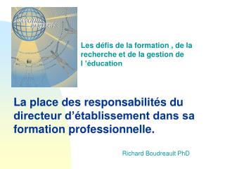 Richard Boudreault PhD