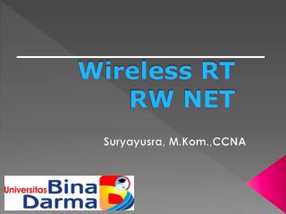 Wireless RT RW NET