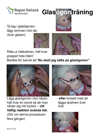 Glas ögon träning