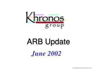 ARB Update