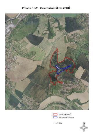 Příloha č. M1: Orientační zákres ZCHÚ