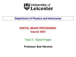 Topic 3 - Digital Images