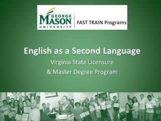 English as a Second Language Virginia State Licensure &amp; Master Degree Program