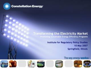 Transforming the Electricity Market Promoting Sustainable Energy Efficiency Programs