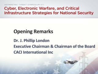 Opening Remarks