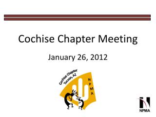 Cochise Chapter Meeting January 26, 2012