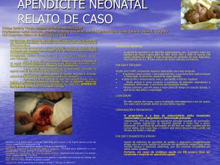 APENDICITE NEONATAL