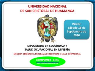 UNIVERSIDAD NACIONAL DE SAN CRISTÓBAL DE HUAMANGA