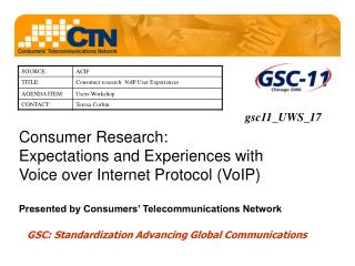 GSC: Standardization Advancing Global Communications