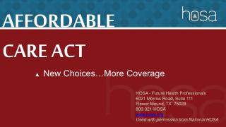 Affordable Care Act