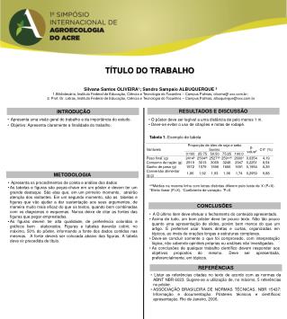 TÍTULO DO TRABALHO