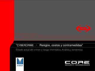 “ CYBERCRIME · R iesgos, costos y contramedidas ”